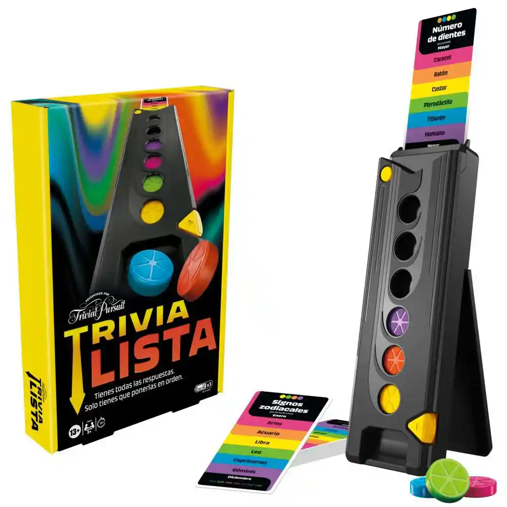 Trivia Lista Juego de Mesa Gaming