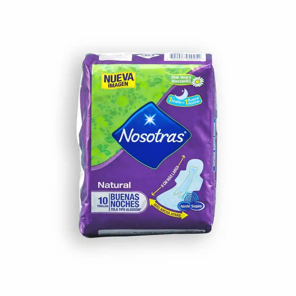 Nosotras Toallas Buenas Noches Natural