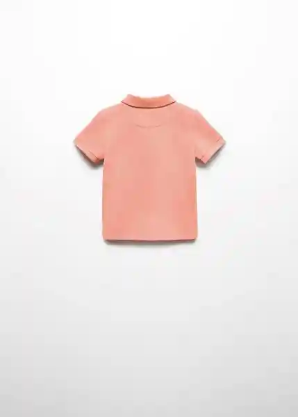 Camiseta Polo Javi6 Coral Talla 70 Niños Mango