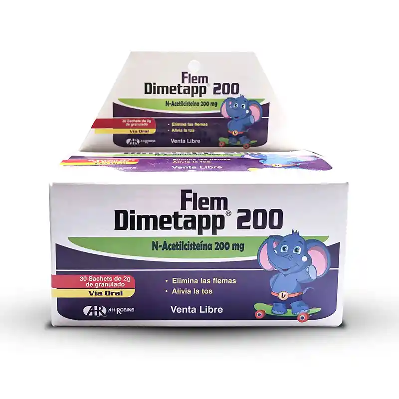 Flem Dimetapp Granulado (200 mg)