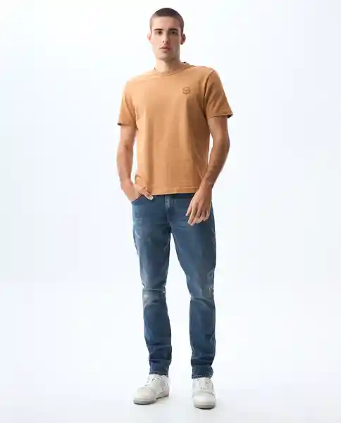 Camiseta Hombre Café Talla L 841G021_CAF161336 Americanino