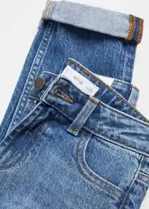 Jean Regular Tejano Medio Talla 06 Niños Mango