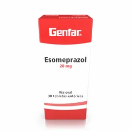 Esomeprazol 20 mg en Tabletas