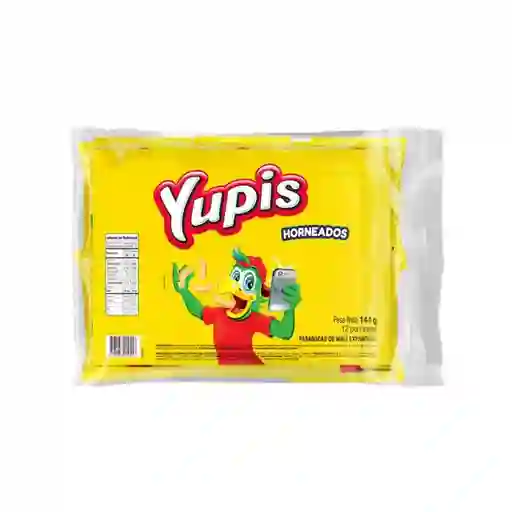 Yupis Pasaboca de Maíz Salados Sin Sellos 12 g x 12 Und