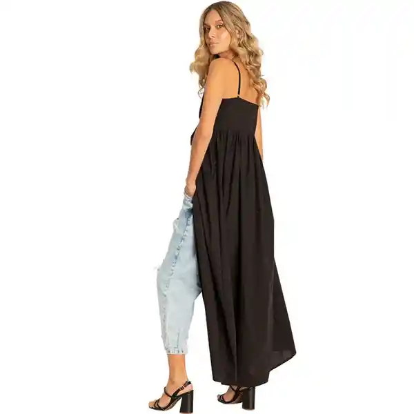 Maxi Top Sha Negro Talla Xs