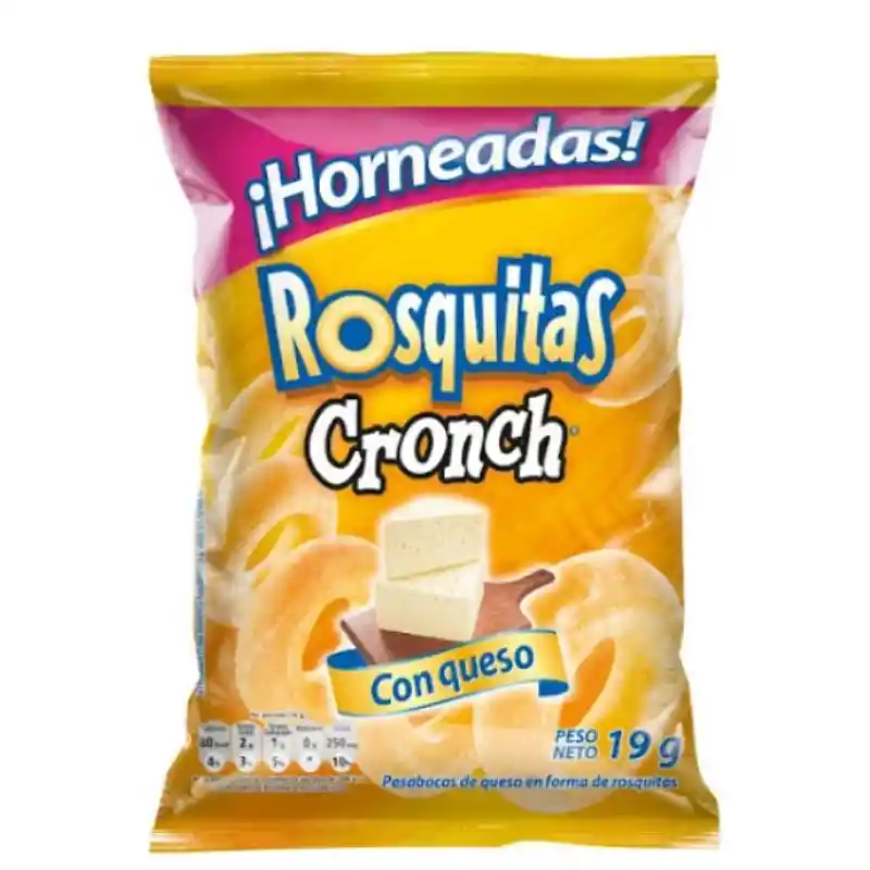 Rosquitas Pasabocas Horneado de Queso Cronch 