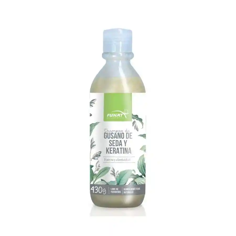 Funat Shampoo de Gusano de Seda y Keratina