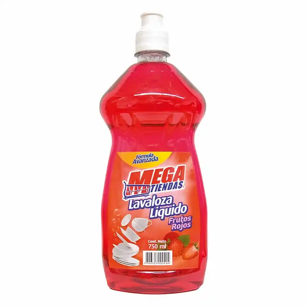 Lavaloza Megatiendas Liquido Frutos Rojos