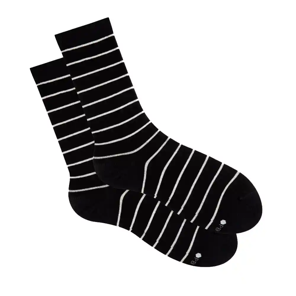 Medias Casual Largo Trad Femenino Arco Iris Punto Blanco Talla 9-11