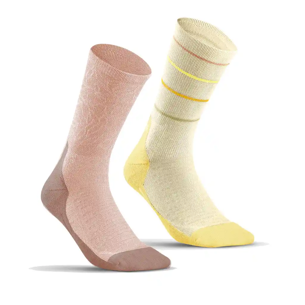 Medias Hike 100 High - Lima y Flora - Paquete de 2 Pares
