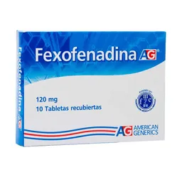 Fexofenadina Lafrancol 120 Mg 10 Tbs Ag