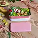 Monbento Lonchera Doble Flamingo Rosa