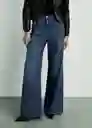 Jean Elise Tejano Oscuro Talla 40 Mujer Mango