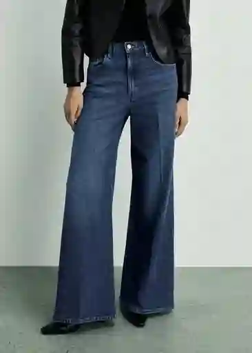 Jean Elise Tejano Oscuro Talla 40 Mujer Mango