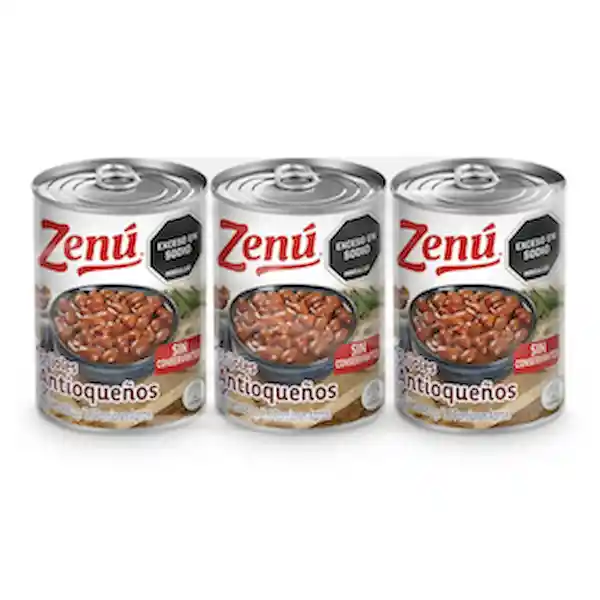 Zenú Frijol Antioqueño Con Tocino