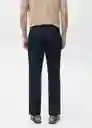 Pantalón Romelino Navy Talla 40 Hombre Mango
