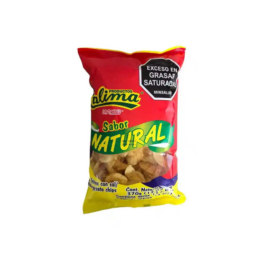 Papas Calima Fritas Con Sal Natural (370 Gr)