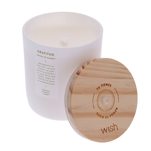 Vela Wish Blancagratitud