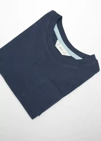 Camiseta Basica6B Navy Talla 69 Niños Mango