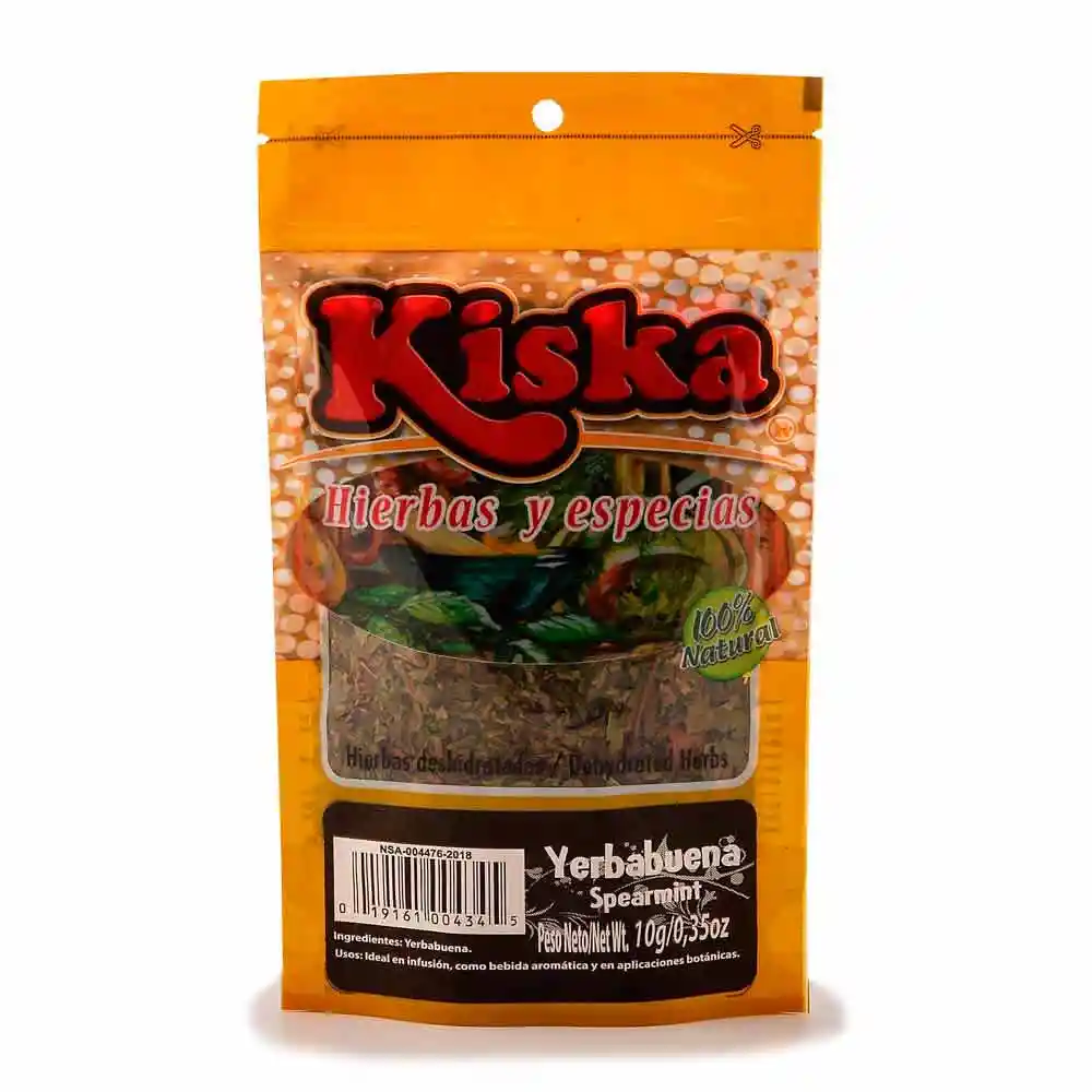 Kiska Especia Yerbabuena Deshidratada