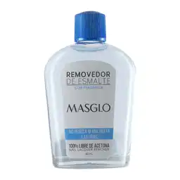 Masglo Removedor de Esmalte sin Acetona con Fragancia