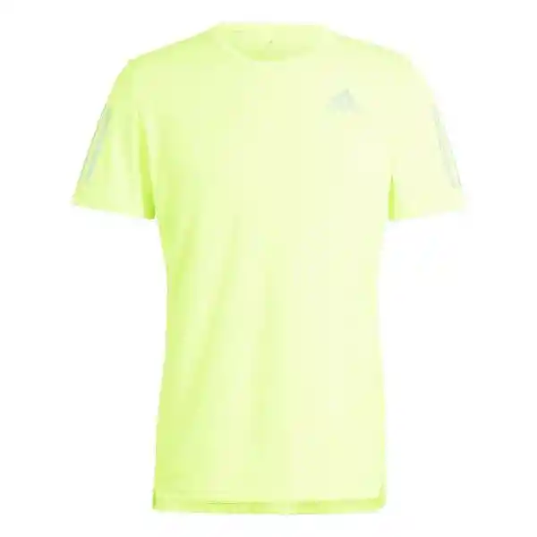 Adidas Camiseta Own The Run Tee Para Hombre Verde Talla L