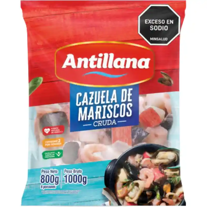 Antillana Cazuela de Mariscos Cruda
