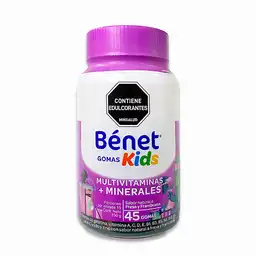 GOMAS KIDS MULTIV/MINERALES 45 UNIDADES