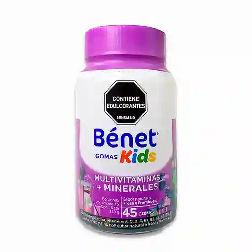 GOMAS KIDS MULTIV/MINERALES 45 UNIDADES