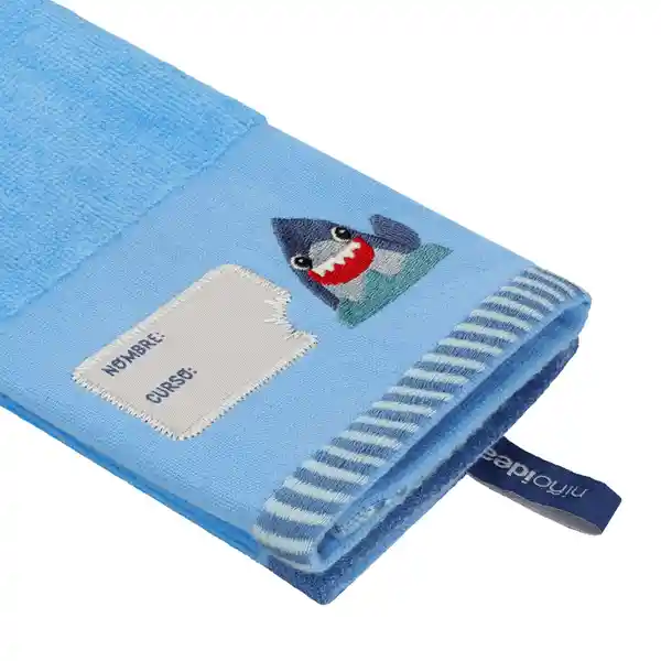 Toalla de Mano Preescolar Azul Casaideas