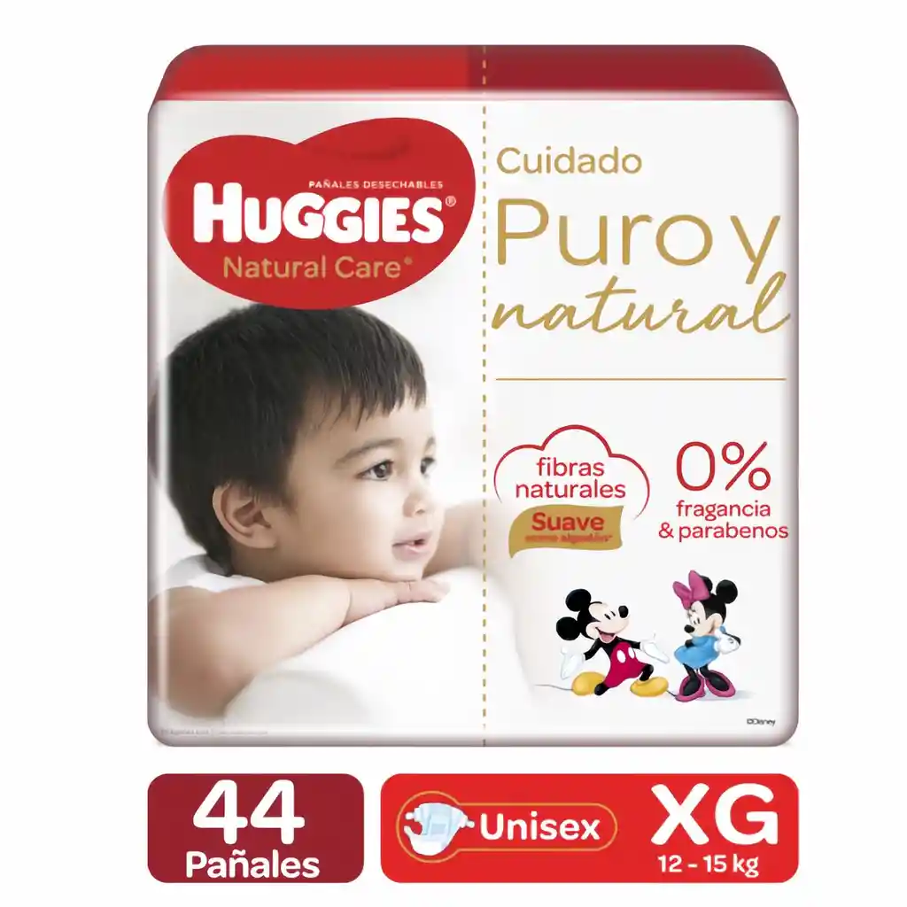 Huggies Pañal Natural Care Etapa 4 