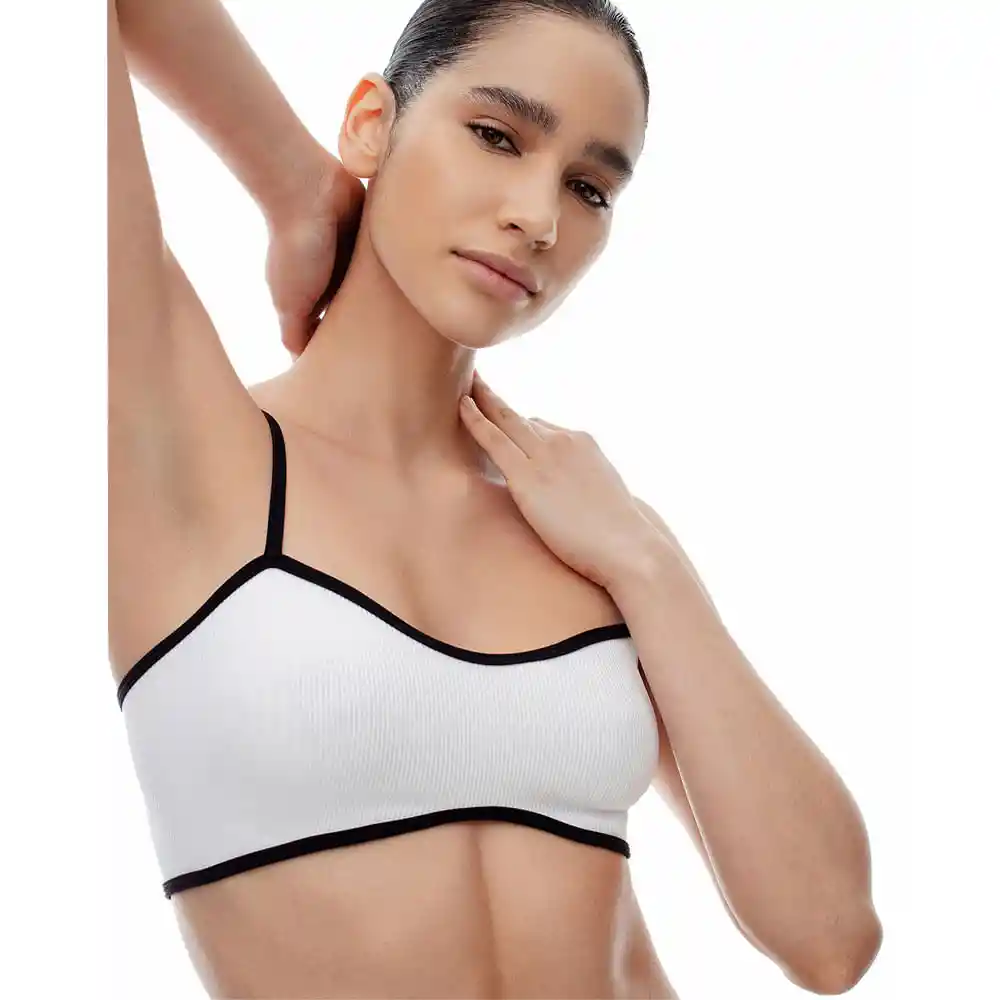 Top Escote Corazon en Seamless Femenino Livel Gef