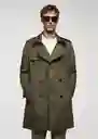 Abrigo Parka Tango Khaki Talla L Hombre Mango