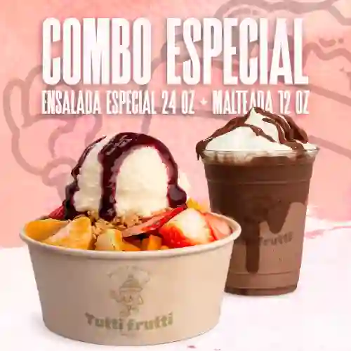 Ensalada Especial + Malteada