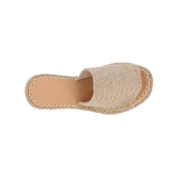 Zapatos Spadrilla Plataforma Maru Beige Talla 38