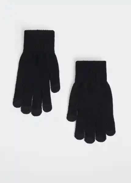 Guantes Touch Negro Talla 99 Hombre Mango