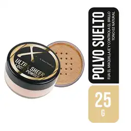 Max Factor Polvo Suelto Ultra Sheer Tono #02 Natural