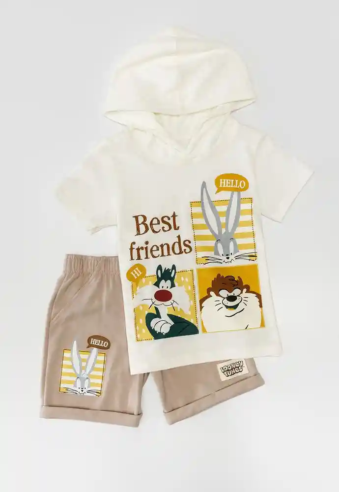 Conjunto Corto 4t-ivory