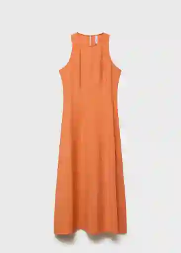 Vestido Pepa Salmon Talla M Mujer Mango
