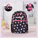 Maleta Estampada Serie Bt21 Baby Rosa Negro Miniso