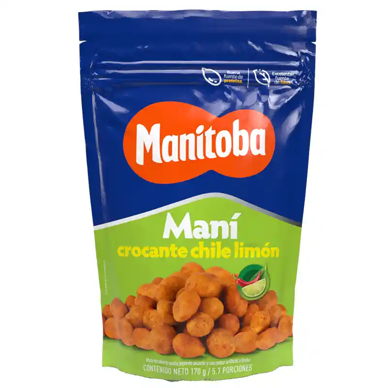 Manitoba Maní Crocante Chile Limón