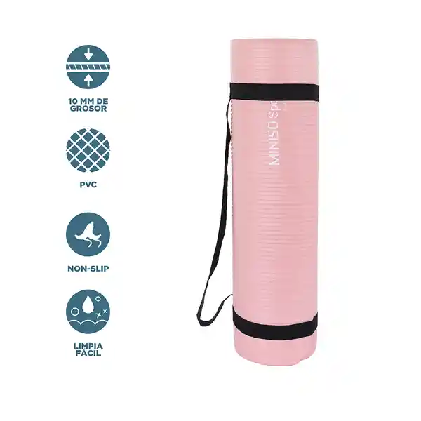 Tapete de Yoga Sports Rosa Serie Miniso