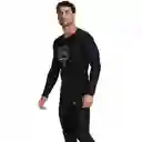 Camiseta Manga Larga Sunshine Coastal Explorer Hombre Negro-l