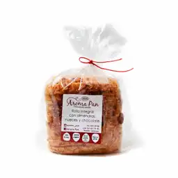 Aroma Pan Rollo Integral Con Almendras Nueces y Chocolate