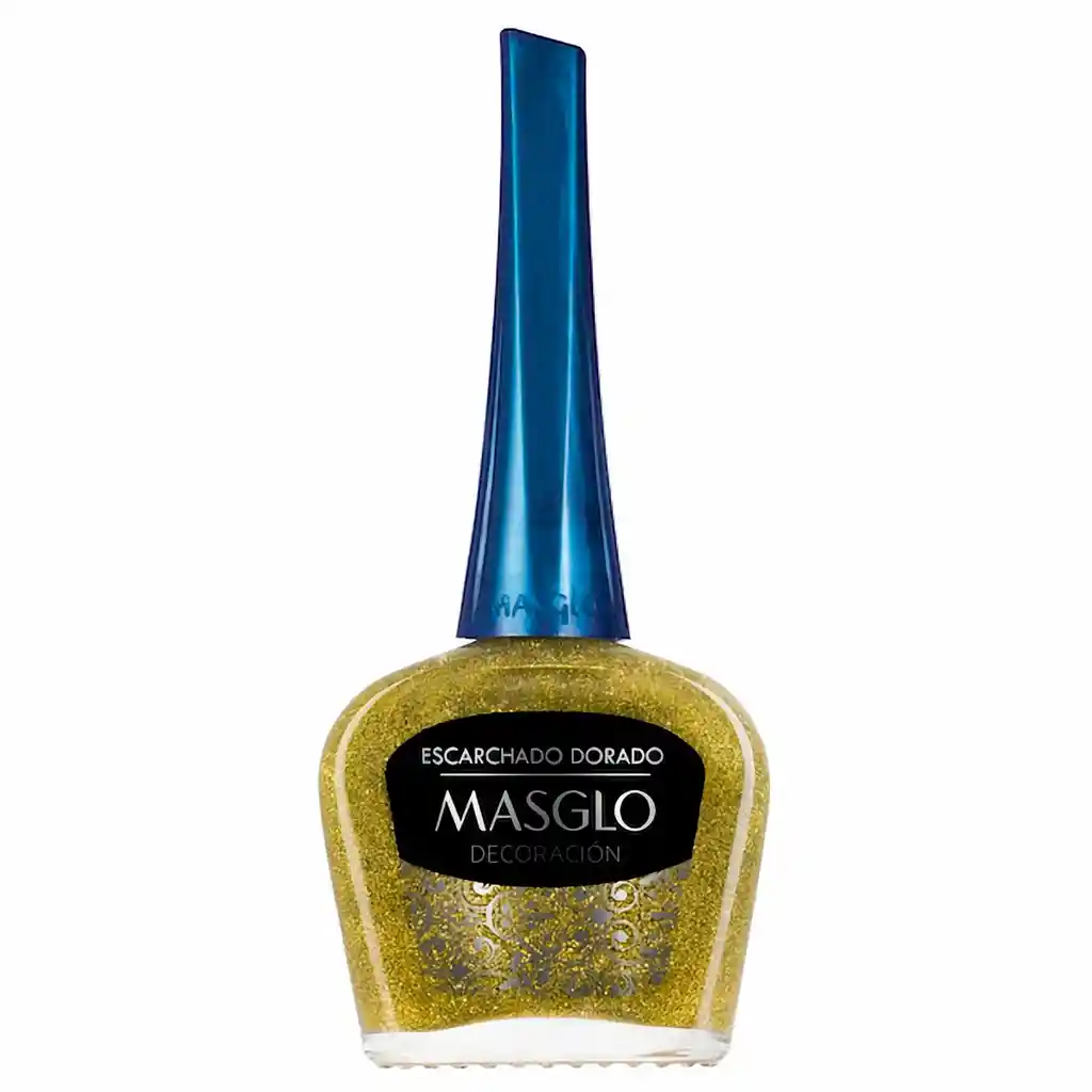 Masglo Esmalte para Uñas Tono Escarchado Dorado