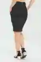 Falda Jackie Kennedy Color Negro Talla 6 Ragged