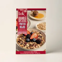 Lok Granola Premium Products Frutos Rojos Arandanos Fresa Mora