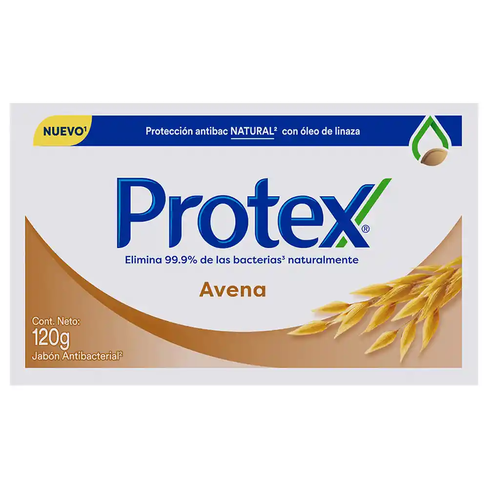 Protex Jabón Antibacterial en Barra de Avena