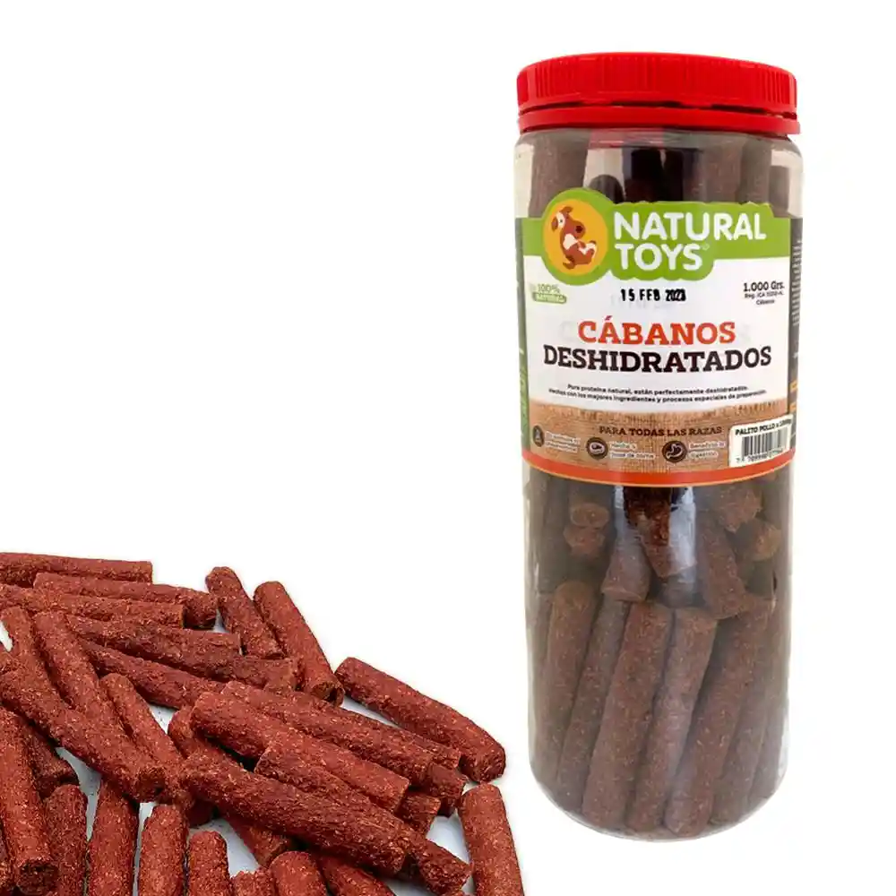 Natural Toys Snack Cabano de Pollo Natural Deshidratado 1 Kg