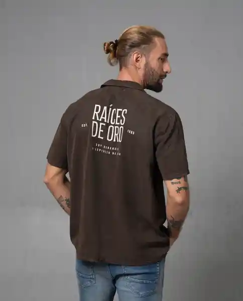 Camisa Hombre Café L 112 112G006_CAF190912 Rifle